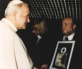 The pope and Hubert